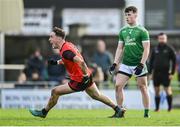 19 November 2023; Paudie Clifford of Fossa celebrates a goal which is subsequently disallowed during the Kerry County Intermediate Football Championship Final match between Fossa and Milltown/Castlemaine at Austin Stack Park in Tralee, Kerry. Photo by David Fitzgerald/Sportsfile