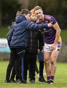 19 November 2023; Paul Mannion of Kilmacud Crokes gets his photo with supporters after the AIB Leinster GAA Football Senior Club Championship Semi-Final match between Ardee St Mary's, Louth, and Kilmacud Crokes, Dublin, at Pairc Mhuire in Ardee, Louth. Photo by Daire Brennan/Sportsfile