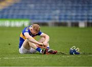 19 November 2023; James Quigley of Kiladangan after his side's defeat in the AIB Munster GAA Hurling Senior Club Championship Semi-Final match between Kiladangan, Tipperary, and Clonlara, Clare, at FBD Semple Stadium in Thurles, Tipperary. Photo by Stephen Marken/Sportsfile