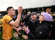 19 November 2023; Páraic O'Loughlin of Clonlara after his side's victory in the AIB Munster GAA Hurling Senior Club Championship Semi-Final match between Kiladangan, Tipperary, and Clonlara, Clare, at FBD Semple Stadium in Thurles, Tipperary. Photo by Stephen Marken/Sportsfile