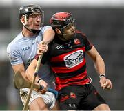 19 November 2023; Shane O'Sullivan of Ballygunner in action against Conor Boylan of Na Piarsaigh during the AIB Munster GAA Hurling Senior Club Championship Semi-Final match between Na Piarsaigh, Limerick, and Ballygunner, Waterford, at TUS Gaelic Grounds in Limerick. Photo by Brendan Moran/Sportsfile
