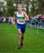19 November 2023; Brian Fay of Raheny Shamrock AC, Dublin, competing in the Mens Senior 9000m during the 123.ie National Senior & Even Age Cross Country Championships at Gowran Demesne in Kilkenny. Photo by Ben McShane/Sportsfile