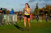 19 November 2023; Fiona Everard of Bandon AC, Cork, on her way to winning the Womens Senior 9000m during the 123.ie National Senior & Even Age Cross Country Championships at Gowran Demesne in Kilkenny. Photo by Ben McShane/Sportsfile