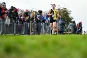 19 November 2023; Maebhdh Richardson of Kilkenny City Harriers AC, Kilkenny, competing in the Womens U18 & Junior 5000m during the 123.ie National Senior & Even Age Cross Country Championships at Gowran Demesne in Kilkenny. Photo by Ben McShane/Sportsfile