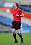 19 November 2023; Referee Ciaran O'Regan during the AIB Munster GAA Hurling Senior Club Championship Semi-Final match between Kiladangan, Tipperary, and Clonlara, Clare, at FBD Semple Stadium in Thurles, Tipperary. Photo by Stephen Marken/Sportsfile