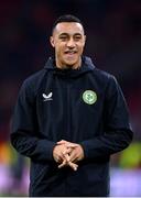 18 November 2023; Adam Idah of Republic of Ireland before the UEFA EURO 2024 Championship qualifying group B match between Netherlands and Republic of Ireland at Johan Cruijff ArenA in Amsterdam, Netherlands. Photo by Seb Daly/Sportsfile