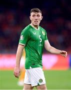 18 November 2023; Dara O'Shea of Republic of Ireland during the UEFA EURO 2024 Championship qualifying group B match between Netherlands and Republic of Ireland at Johan Cruijff ArenA in Amsterdam, Netherlands. Photo by Seb Daly/Sportsfile