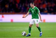 18 November 2023; Josh Cullen of Republic of Ireland during the UEFA EURO 2024 Championship qualifying group B match between Netherlands and Republic of Ireland at Johan Cruijff ArenA in Amsterdam, Netherlands. Photo by Seb Daly/Sportsfile