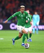 18 November 2023; Callum Robinson of Republic of Ireland during the UEFA EURO 2024 Championship qualifying group B match between Netherlands and Republic of Ireland at Johan Cruijff ArenA in Amsterdam, Netherlands. Photo by Seb Daly/Sportsfile