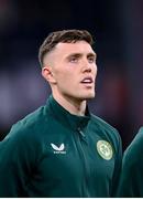 18 November 2023; Dara O'Shea of Republic of Ireland before the UEFA EURO 2024 Championship qualifying group B match between Netherlands and Republic of Ireland at Johan Cruijff ArenA in Amsterdam, Netherlands. Photo by Seb Daly/Sportsfile