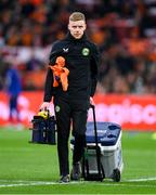18 November 2023; Republic of Ireland athletic therapist Sam Rice before the UEFA EURO 2024 Championship qualifying group B match between Netherlands and Republic of Ireland at Johan Cruijff ArenA in Amsterdam, Netherlands. Photo by Stephen McCarthy/Sportsfile