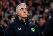 18 November 2023; Republic of Ireland goalkeeping coach Dean Kiely before the UEFA EURO 2024 Championship qualifying group B match between Netherlands and Republic of Ireland at Johan Cruijff ArenA in Amsterdam, Netherlands. Photo by Stephen McCarthy/Sportsfile