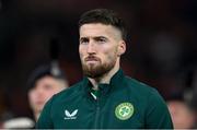 18 November 2023; Matt Doherty of Republic of Ireland before the UEFA EURO 2024 Championship qualifying group B match between Netherlands and Republic of Ireland at Johan Cruijff ArenA in Amsterdam, Netherlands. Photo by Stephen McCarthy/Sportsfile