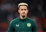 18 November 2023; Callum Robinson of Republic of Ireland before the UEFA EURO 2024 Championship qualifying group B match between Netherlands and Republic of Ireland at Johan Cruijff ArenA in Amsterdam, Netherlands. Photo by Stephen McCarthy/Sportsfile