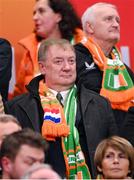18 November 2023; Ambassador of Ireland to The Netherlands, H.E. Brendan Rogers during the UEFA EURO 2024 Championship qualifying group B match between Netherlands and Republic of Ireland at Johan Cruijff ArenA in Amsterdam, Netherlands. Photo by Stephen McCarthy/Sportsfile