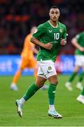 18 November 2023; Adam Idah of Republic of Ireland during the UEFA EURO 2024 Championship qualifying group B match between Netherlands and Republic of Ireland at Johan Cruijff ArenA in Amsterdam, Netherlands. Photo by Stephen McCarthy/Sportsfile