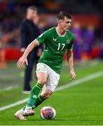 18 November 2023; Jason Knight of Republic of Ireland during the UEFA EURO 2024 Championship qualifying group B match between Netherlands and Republic of Ireland at Johan Cruijff ArenA in Amsterdam, Netherlands. Photo by Stephen McCarthy/Sportsfile