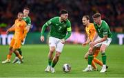 18 November 2023; Matt Doherty of Republic of Ireland during the UEFA EURO 2024 Championship qualifying group B match between Netherlands and Republic of Ireland at Johan Cruijff ArenA in Amsterdam, Netherlands. Photo by Stephen McCarthy/Sportsfile