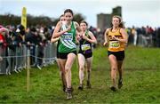 19 November 2023; Caoimhe Barry of St. Joseph's AC, Kilkenny, 1178, competing in the Girls U18 5000m during the 123.ie National Senior & Even Age Cross Country Championships at Gowran Demesne in Kilkenny. Photo by Ben McShane/Sportsfile