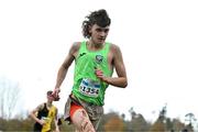 19 November 2023; Noah Harris of Parnell AC, Wicklow, competing in the Boys U18 5000m during the 123.ie National Senior & Even Age Cross Country Championships at Gowran Demesne in Kilkenny. Photo by Ben McShane/Sportsfile