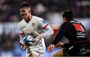 17 November 2023; Jake Flannery of Ulster during the United Rugby Championship match between Ulster and Emirates Lions at Kingspan Stadium in Belfast. Photo by Ramsey Cardy/Sportsfile