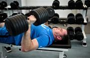 20 November 2023; James Ryan during a gym session on the Leinster Rugby 12 Counties Tour at the South East Technological University in Carlow. Photo by Harry Murphy/Sportsfile
