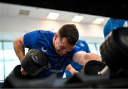 20 November 2023; Cian Healy during a gym session on the Leinster Rugby 12 Counties Tour at the South East Technological University in Carlow. Photo by Harry Murphy/Sportsfile