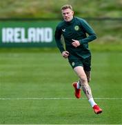 20 November 2023; James McClean during a Republic of Ireland training session at the FAI National Training Centre in Abbotstown, Dublin. Photo by Stephen McCarthy/Sportsfile