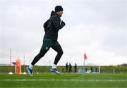 20 November 2023; Callum Robinson during a Republic of Ireland training session at the FAI National Training Centre in Abbotstown, Dublin. Photo by Stephen McCarthy/Sportsfile