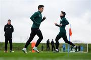 20 November 2023; Jamie McGrath during a Republic of Ireland training session at the FAI National Training Centre in Abbotstown, Dublin. Photo by Stephen McCarthy/Sportsfile