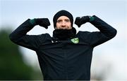 20 November 2023; Shane Duffy during a Republic of Ireland training session at the FAI National Training Centre in Abbotstown, Dublin. Photo by Stephen McCarthy/Sportsfile