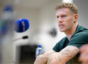 20 November 2023; James McClean during a Republic of Ireland press conference at FAI Headquarters in Abbotstown, Dublin. Photo by Stephen McCarthy/Sportsfile