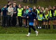 20 November 2023; Fintan Gunne during a squad training session on the Leinster Rugby 12 Counties Tour at Kilkenny College in Kilkenny. Photo by Harry Murphy/Sportsfile