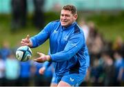 20 November 2023; Tadhg Furlong during a squad training session on the Leinster Rugby 12 Counties Tour at Kilkenny College in Kilkenny. Photo by Harry Murphy/Sportsfile