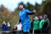 20 November 2023; Caelan Doris during a squad training session on the Leinster Rugby 12 Counties Tour at Kilkenny College in Kilkenny. Photo by Harry Murphy/Sportsfile