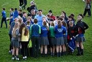 20 November 2023; James Ryan signs autographs after a squad training session on the Leinster Rugby 12 Counties Tour at Kilkenny College in Kilkenny. Photo by Harry Murphy/Sportsfile