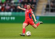 19 November 2023; Megan Smyth-Lynch of Shelbourne during the Sports Direct FAI Women's Cup Final match between Athlone Town and Shelbourne at Tallaght Stadium in Dublin. Photo by Stephen McCarthy/Sportsfile
