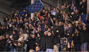 19 November 2023; Athlone Town supporters celebrate their second goal during the Sports Direct FAI Women's Cup Final match between Athlone Town and Shelbourne at Tallaght Stadium in Dublin. Photo by Stephen McCarthy/Sportsfile