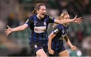 19 November 2023; Gillian Keenan of Athlone Town celebrates after scoring her side's second goal during the Sports Direct FAI Women's Cup Final match between Athlone Town and Shelbourne at Tallaght Stadium in Dublin. Photo by Stephen McCarthy/Sportsfile