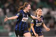 19 November 2023; Gillian Keenan of Athlone Town celebrates after scoring her side's second goal during the Sports Direct FAI Women's Cup Final match between Athlone Town and Shelbourne at Tallaght Stadium in Dublin. Photo by Stephen McCarthy/Sportsfile