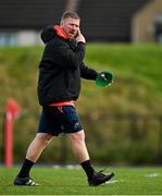 21 November 2023; Forwards coach Andi Kyriacou during a Munster rugby squad training session at University of Limerick in Limerick. Photo by Brendan Moran/Sportsfile