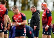 21 November 2023; Forwards coach Andi Kyriacou during a Munster rugby squad training session at University of Limerick in Limerick. Photo by Brendan Moran/Sportsfile