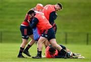 21 November 2023; John Hodnett and Stephen Archer during a Munster rugby squad training session at University of Limerick in Limerick. Photo by Brendan Moran/Sportsfile