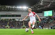 20 November 2023; Isaac Price of Northern Ireland during the UEFA EURO 2024 Qualifying Round Group H match between Northern Ireland and Denmark at the National Stadium at Windsor Park in Belfast. Photo by Ramsey Cardy/Sportsfile