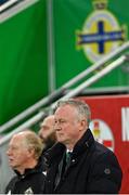 20 November 2023; Northern Ireland manager Michael O'Neill before the UEFA EURO 2024 Qualifying Round Group H match between Northern Ireland and Denmark at the National Stadium at Windsor Park in Belfast. Photo by Ramsey Cardy/Sportsfile