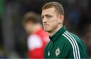 20 November 2023; George Saville of Northern Ireland before the UEFA EURO 2024 Qualifying Round Group H match between Northern Ireland and Denmark at the National Stadium at Windsor Park in Belfast. Photo by Ramsey Cardy/Sportsfile