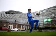 21 November 2023; 12 year old Havelock Square resident Johnny Figo Murphy before the international friendly match between Republic of Ireland and New Zealand at Aviva Stadium in Dublin. Photo by Stephen McCarthy/Sportsfile