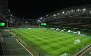 21 November 2023; A general view of the Aviva Stadium before the international friendly match between Republic of Ireland and New Zealand at Aviva Stadium in Dublin. Photo by Ben McShane/Sportsfile