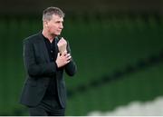 21 November 2023; Republic of Ireland manager Stephen Kenny before the international friendly match between Republic of Ireland and New Zealand at the Aviva Stadium in Dublin. Photo by Michael P Ryan/Sportsfile