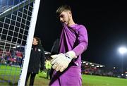 21 November 2023; Republic of Ireland goalkeeper Joshua Keeley after the UEFA European Under-21 Championship Qualifier match between Republic of Ireland and Italy at Turners Cross in Cork. Photo by Eóin Noonan/Sportsfile
